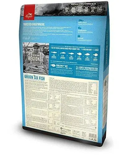 Orijen Six Fish Dry Dog Food (11.4kg) Hot on Sale