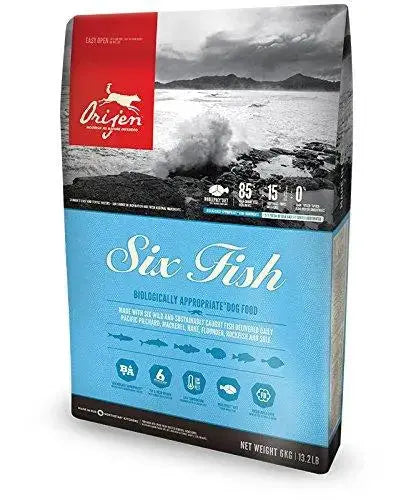 Orijen Six Fish Dry Dog Food (6 kg) Online Hot Sale