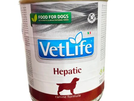 Farmina Vet Life Hepatic Wet Dog Food 300g pack of 6 For Sale