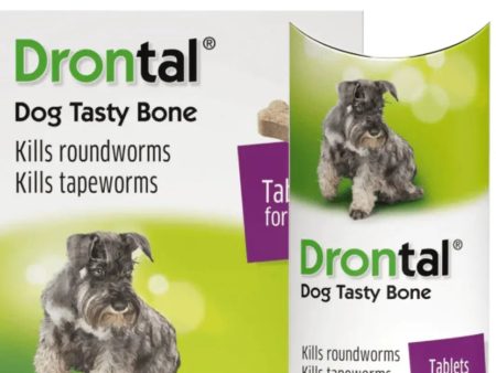 Bayer Drontal Plus Tasty Dog Deworming 6Tablet Online now