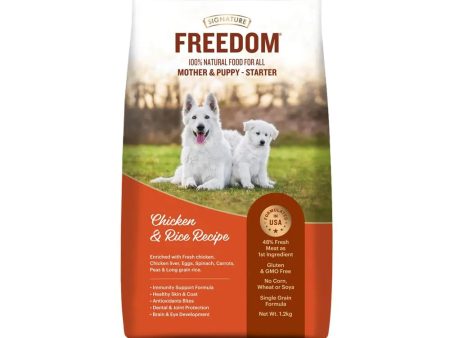 Freedom Chicken & Rice Starter (Mother & Puppy) Dog Dry Food - 1.2 kg Online Hot Sale