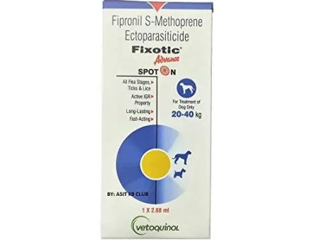 Vetoquinol Fixotic Spot On 2.68ml (20kg-40 kg) Online Sale