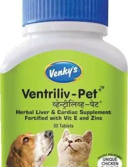 Venky s Ventriliv Herbal Liver Stimulant Supplement 50 Tablets on Sale