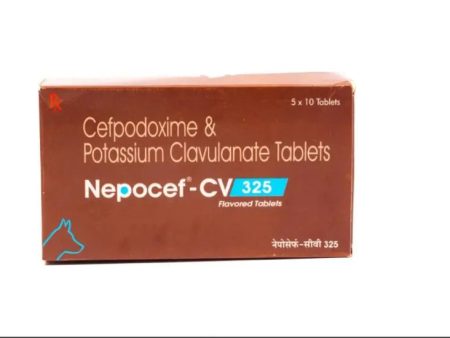 TTK Nepocef - CV 325 Flavored Tablets For Sale