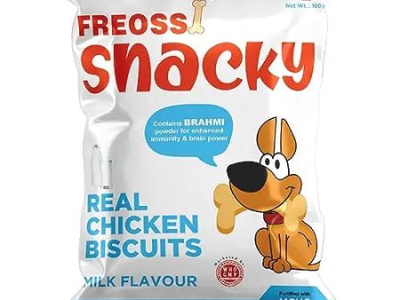 FREOSSI Snacky Real Chicken Biscuits – Milk Flavour (500 G) Cheap