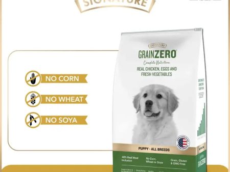 Signature Grain Zero Puppy Dog Dry Food - 1.2 kg for Dog For Cheap