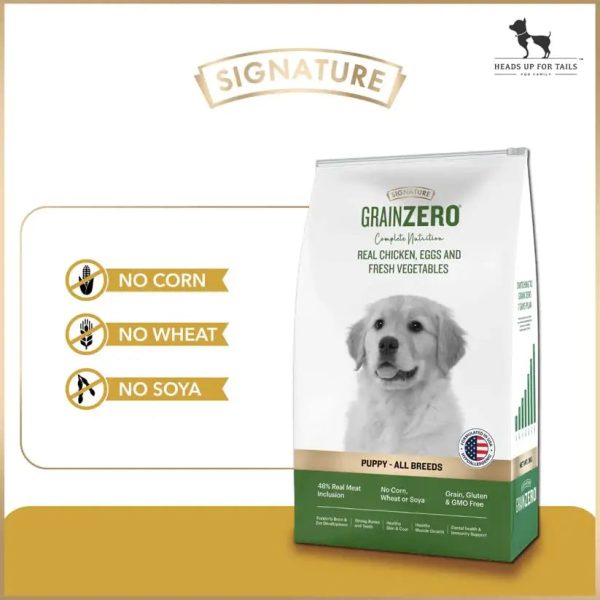 Signature Grain Zero Puppy Dog Dry Food - 1.2 kg for Dog For Cheap