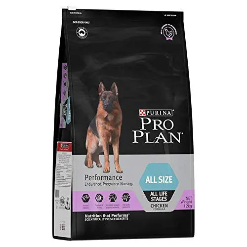 PURINA Pro Plan Performance Dry Dog Food For All Life Stages Chicken 12 Kg, 1 Count Online now