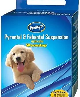 Venky s Wormstop Puppy Dewormer - 15 ml Pack of 2 For Sale