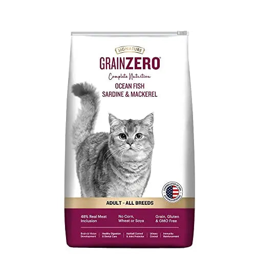 Signature Grain Zero Adult Cat Food - 7 kg - Ocean Fish Sardine & Mackerel on Sale