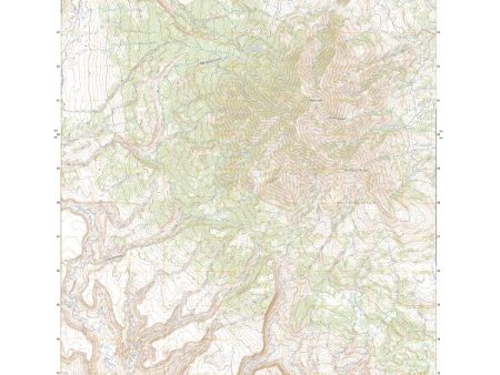 US Topo 7.5-minute map for Mount Pennell UT For Sale