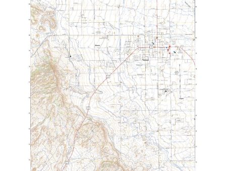 US Topo 7.5-minute map for Vernal NE UT For Discount