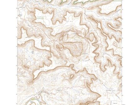 US Topo 7.5-minute map for Upheaval Dome UT Cheap