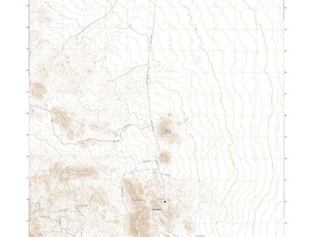 USGS US Topo 7.5-minute map for Turquoise Mountain AZ 2021 on Sale