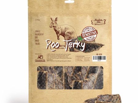 35% OFF: Absolute Bites Roo Jerky Air Dried Dog & Cat Treats 220g on Sale