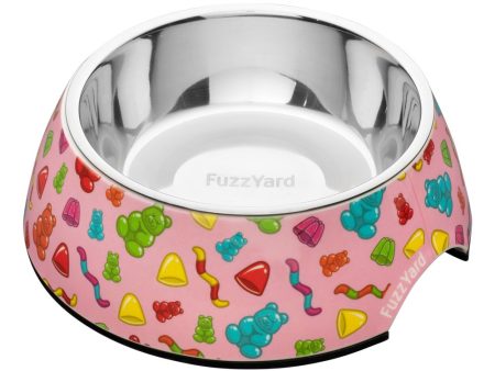 15% OFF: FuzzYard Easy Feeder Dog Bowl (Jelly Bears) Supply