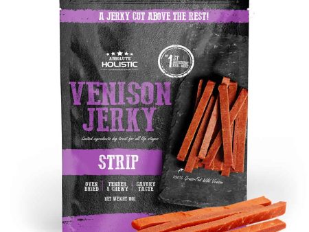 20% OFF: Absolute Holistic Venison Loin Strip Grain Free Dog Treats 100g Hot on Sale