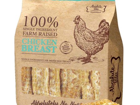 35% OFF: Absolute Bites Air Dried Chicken Breast Dog Treats 450g Discount