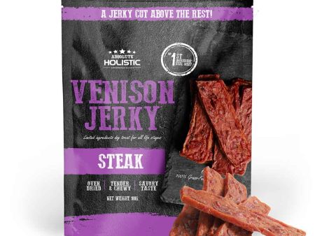 20% OFF: Absolute Holistic Venison Steak Grain Free Dog Treats 100g Discount