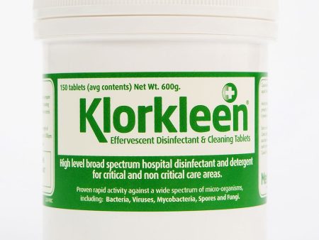 Klorkleen Disinfectant & Detergent Cleaning Tablets 150 Tabs Online now