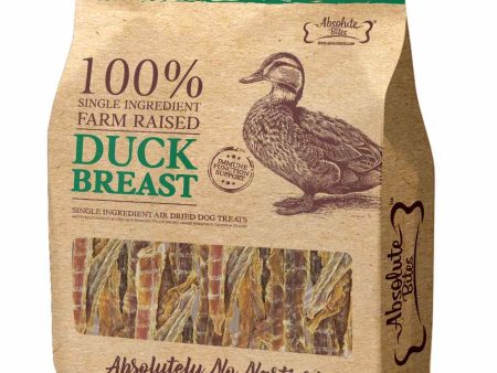 35% OFF: Absolute Bites Air Dried Duck Breast Dog Treats 350g Online now